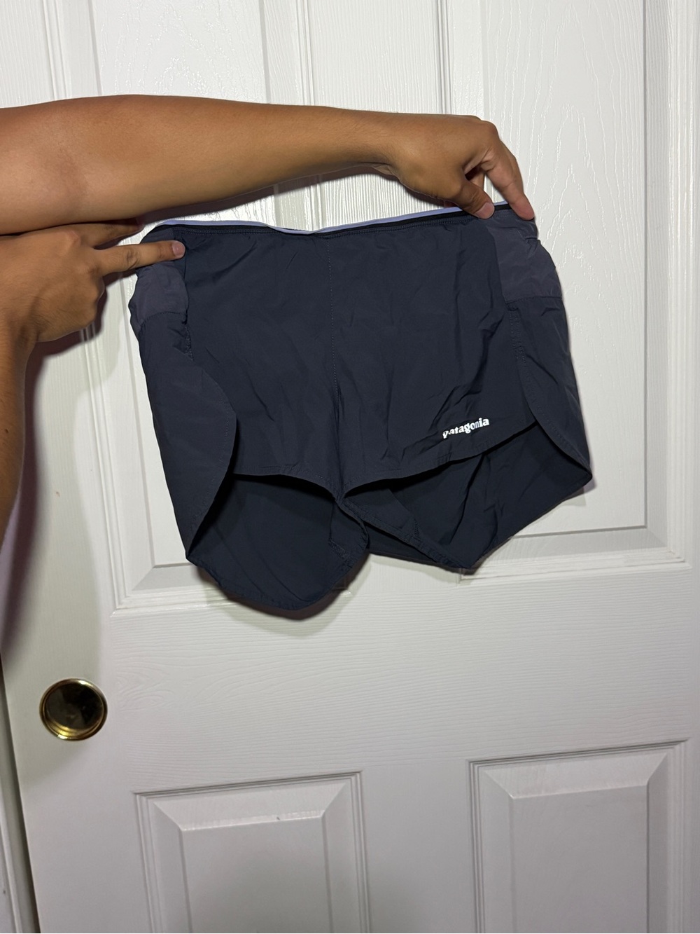 Patagonia xs Women's Black Lightweight Running Shorts (no inside tag)